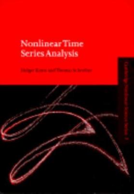 Nonlinear Time Series Analsysis Cambridge Nonlinear  By Holger Kantz & Thomas