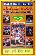 Major League Baseball Poster Book - Hot Rookies - Softcover 1990 - Griffey, etc.