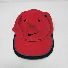 Nike Hat Infant Strapback Flex Red Black Swoosh Vintage Boys Girls Kids Baby