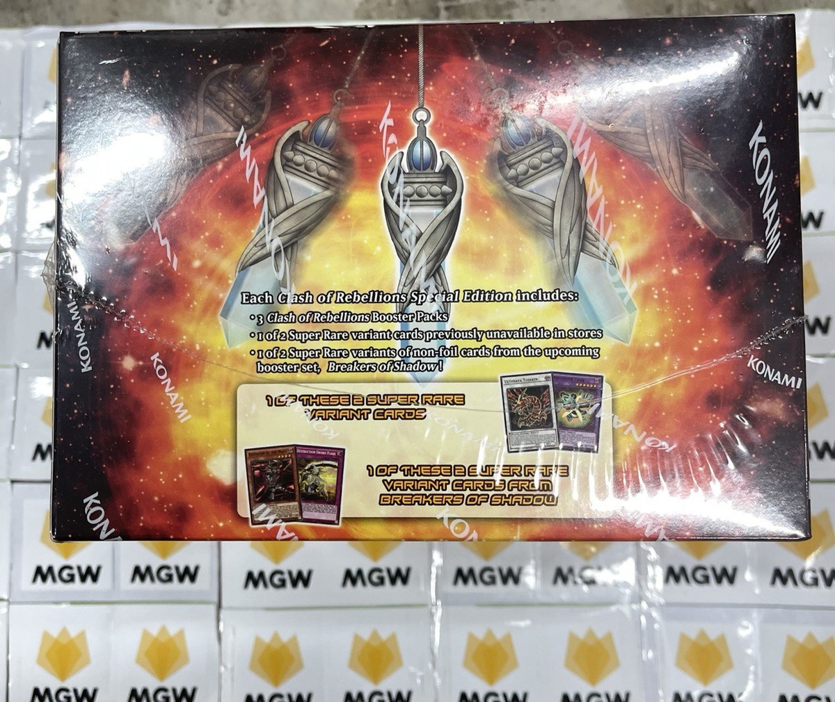 Yu Gi Oh! Clash of Rebellions Special Edition Sealed Display of 10 