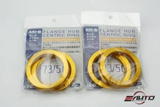 4pc Aluminum Kics KYO-EI Hub Centric Ring 73-56, OD = 73mm to ID = 56mm