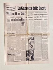 GAZZETTA DELLO SPORT 27 MARCH 1968 PIERINO PRATI - BOLOGNA-VOJVODINA ROY EMERSON