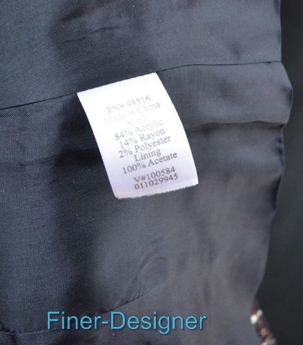 CWC Coldwater Creek shabby BLAZER Jacket tweed light Coat crop fit Size P4 S NEW - Picture 8 of 8