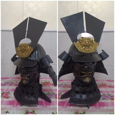 Japanese Samurai 1/1 Wearable Armor Helmet Warrior Full Face Mask Vintage Armor