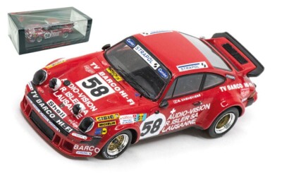 Spark S9823 Porsche 934 #58 'Porsche Club Romand/GVEA' Le Mans 1976 - 1/43 Scale