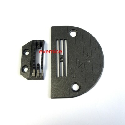 Teflon Coated Non-Stick Needle Plate & Feed Dog For Singer 95 96 191D 591D 771+