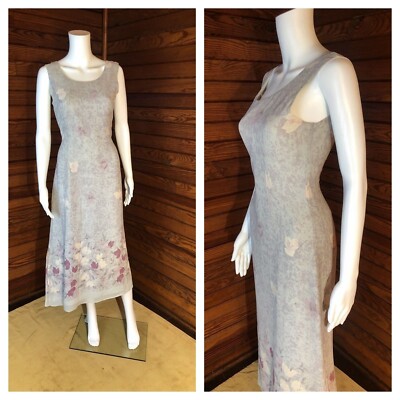 Silk Dress, Silk Maxi Dress, Hawaiian Dress, Silk Slip, Silk Chiffon, Silk Slip