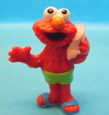 Sesamstrasse : rotes Monster ELMO mit Muschel am Ohr APPLAUSE 1993