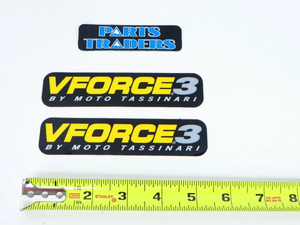 Juego de calcomanías genuinas Moto Tassinari V Force Reeds MX ATV Motocross Camión Coche Logo Foto 2 de 2