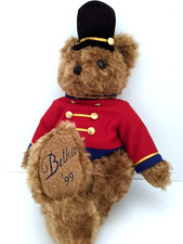 Vintage 21" Holiday Belkie Bear 1999 Stuffed Marching Band Jointed Bear