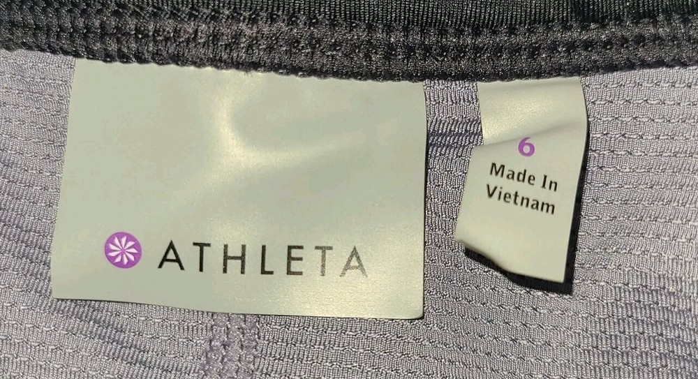Athleta Womens Black Tennis Skort Size 6 Athletic Skirt RN54023