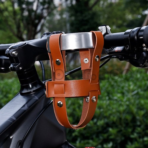 Retro Motorcycle / Bike Water Bottle Coffee Cup Holder Bicycle Handlebar Stand - Picture 7 of 11