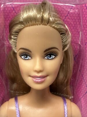 2005 Barbie Fashion Fever PJs J4174 Purple Pajamas Slippers Cat