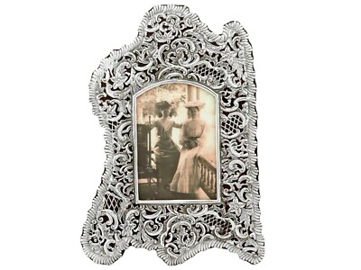 フランス　アンティークのフレーム Antique Victorian Sterling Silver Photo Frame 1897 | eBay
