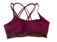 Victorias Secret Pink Ultimate Unlined Crossback Sports Bra Workout Yoga Athleti