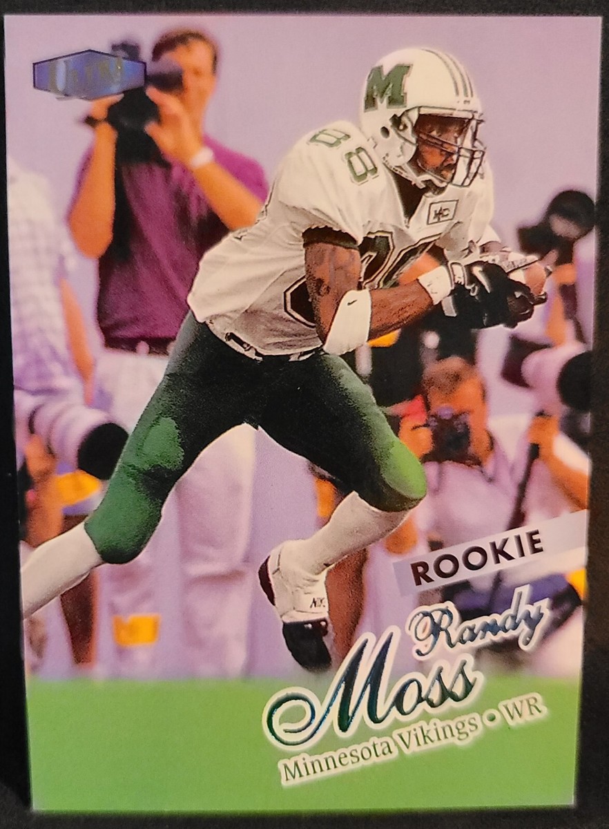 98 Fleer Ultra Randy Moss ROOKIE Card #207, NM-MT Condition. HOF