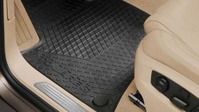 Gummifußmatten Original VW Touareg 7P 4x Gummi Fußmatten v+h Allwettermatten OEM