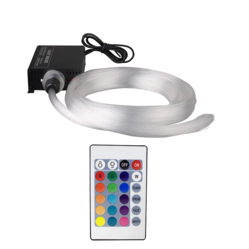 Fiber Optic RGBW Twinkle PMMA Fiber LED Optical Star Ceiling Kit Light 300pcs*2M - Picture 10 of 12