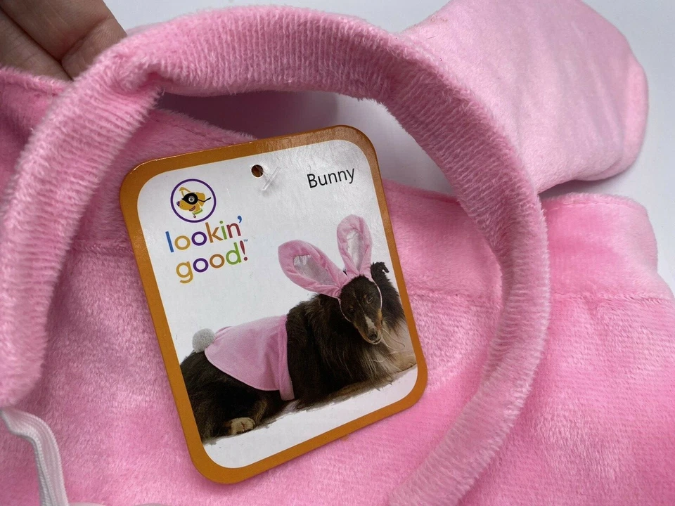 Nuevo Disfraz de Halloween para Perro Talla M/L Rosa Conejo Conejito Moda Mascota Foto 2 de 4