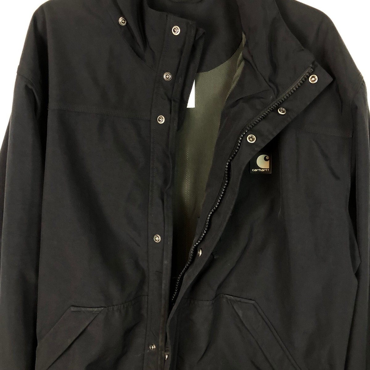 Carhartt Shoreline Storm Defender J162 Jacket Mens L Black