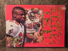 1997 Score Board Red Zone Stars Warrick Dunn Card #RZ10 SP Buccaneers