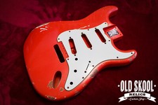 Corpo chitarra Stratocaster Made to Order Gary Moore Style Heavy Relic Fiesta Red