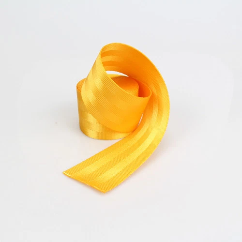 Orange 4.8cm Auto Racing Car Harness 3 Point Front Safety Adjustable Seat Belt* - Image 2 of 4