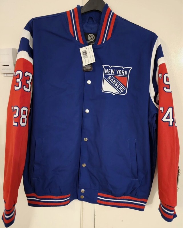 New York Rangers Varsity Jacket Men's XXL Stanley Cup Champions NHL  GIII Sports