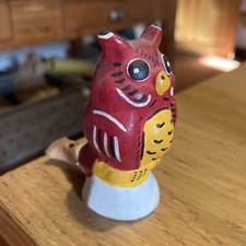 🦉 Fischietto Gufo Terracotta collezioni Fatto A Mano Vintage