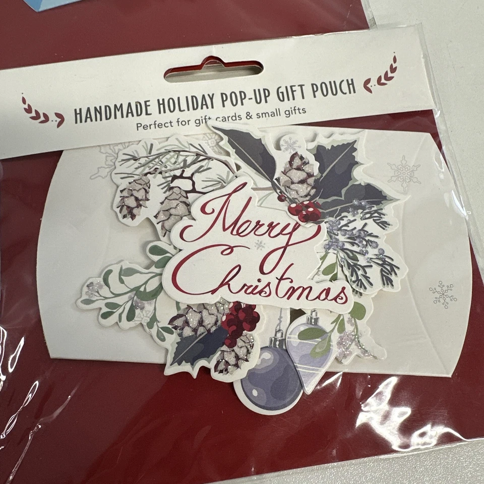 Handmade Christmas Pop-up Gift Card Envelope NEW 10-PACK/4 styles $30 Retail 10 - Image 4 of 4