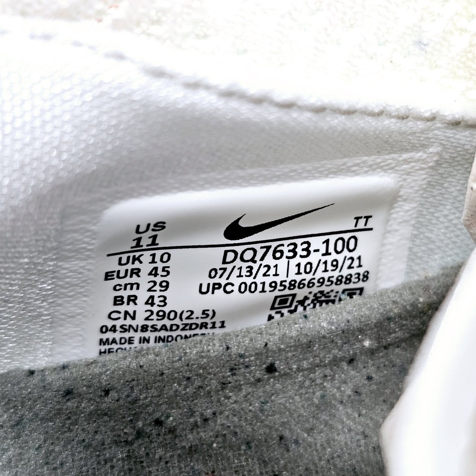 Nike Air Vapormax 2021 Flyknit Mens Size 11 Shoes White Modder Root NEW