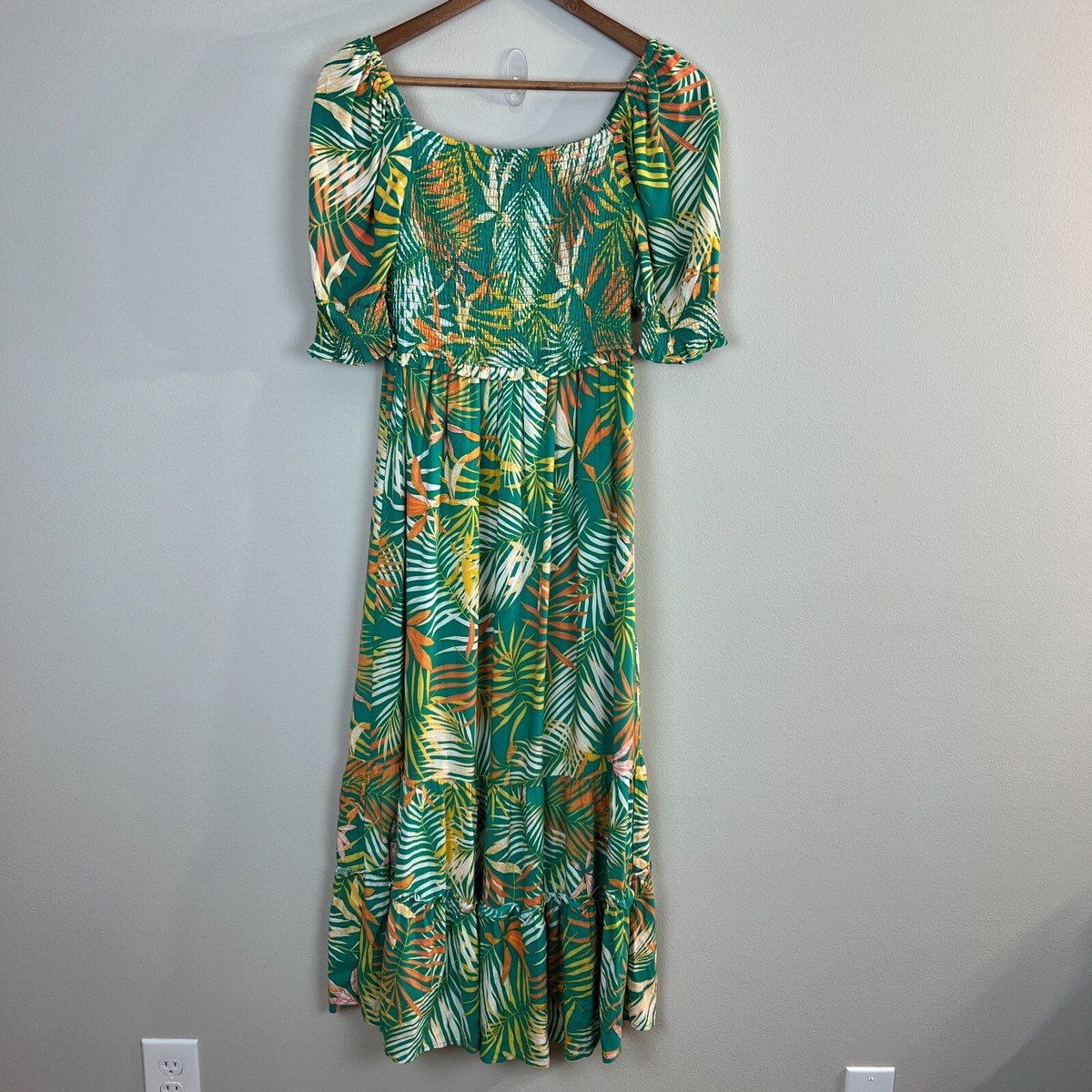 orange maxi dresses for women Plus Size Notch Neck Merrow Maxi Dress