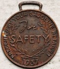 New Listing1937 Rare Medal For Gasoline Children'S Safety