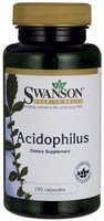 Swanson Acidophilus Lactobacillus Probiotic 2 Billion Viable Organis 100caps Swanson Acidophilus Lactobacillus Probiotic 2 Billion Viable Organis 100caps