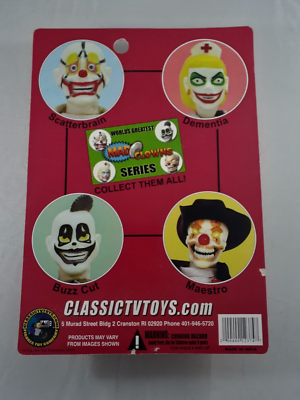 2004 Classic TV Toys World's Greatest Mad Clowns MOC Set x4 In