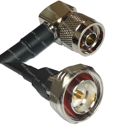 Câble Coaxial RF LMR400UF - Connecteurs BNC Mâle Vers N Mâle, Pour Antennes, Expédition Rapide
