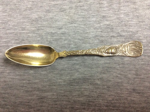 Antique Sterling  Peirce Furnishing Co. 1893 Columbus WF Advertising Spoon