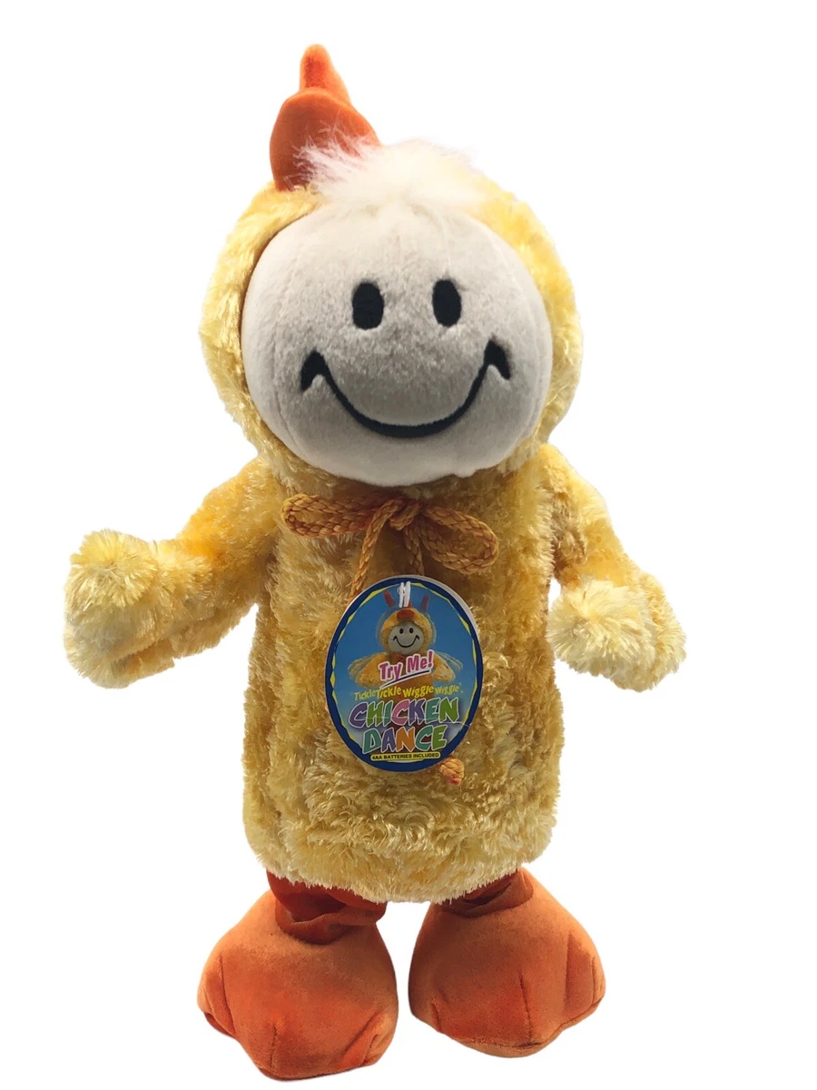 DanDee 15 Tickle Tickle Wiggle Wiggle Chicken Dance Happy Face Plush Toy  WTags | eBay