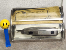 Sears Electric Fabric Scissors 3 Speed Model 344-2177 Original Case Vintage