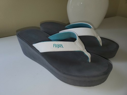 white platform thong flip flops