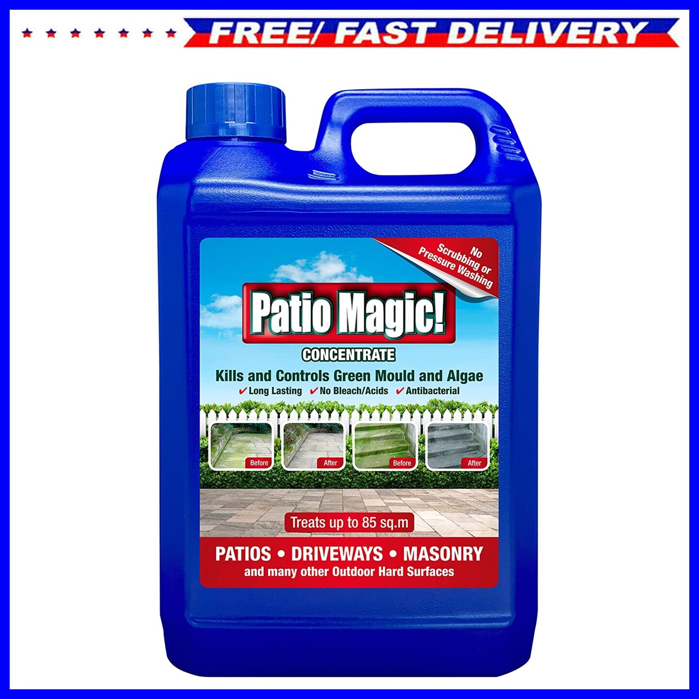 Patio Magic! Concentrate Ideal for Patios, Paths and Driveways Kills