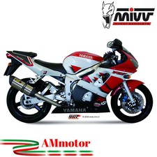 Mivv Yamaha R6 2000 Yzf 600 Terminale Di Scarico Per Moto Marmitta Suono Inox