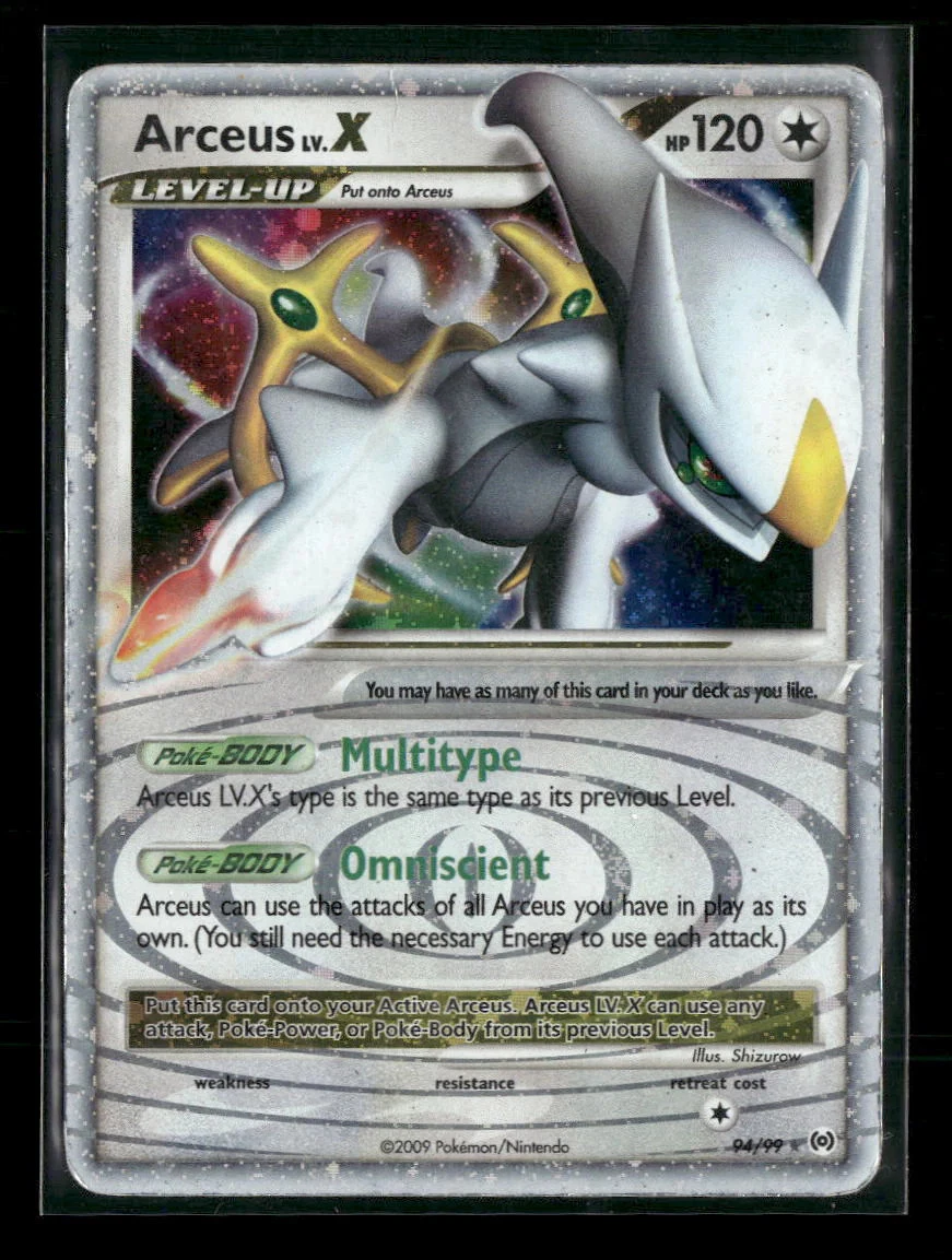 Arceus LV.X Pokémon TCG Cards for sale | eBay