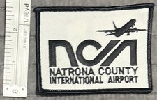 Vintage Natrona County Wyoming WY International Airport Patch