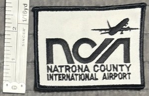 Natrona County Wyoming WY International Airport Patch