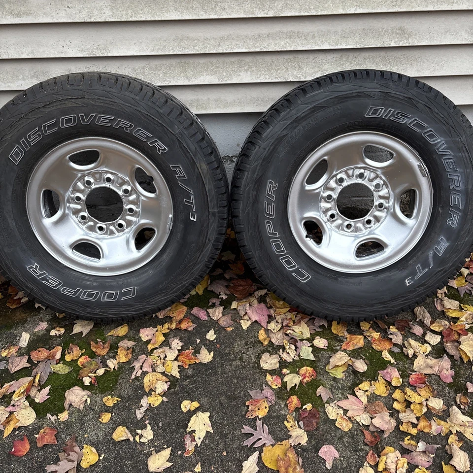 Cooper Discoverer At3 M+S LT 265/75R16 Load Range E Tires And 8 Lug Wheels - Image 4 of 4