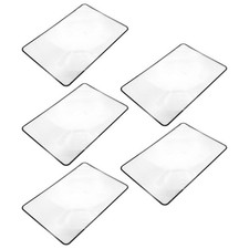 5 Pcs Magnifying Sheet for Books Magnification Bookmark Magnifier