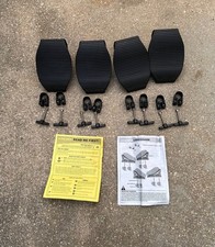 Set Of 4 - Yakima Land Shark Kayak Canoe Rooftop Carrier Saddle W Clamps 04030 Set Of 4 - Yakima Land Shark Kayak Canoe Rooftop Carrier Saddle W Clamps 04030