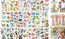 Tattoos for Kids, 300 Mixed Styles Temporary Tattoos Stickers Set for Girls