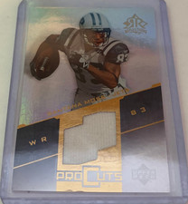 2004 Upper Deck Reflections Pro Cuts Jerseys Gold Santana Moss #PC-SM
